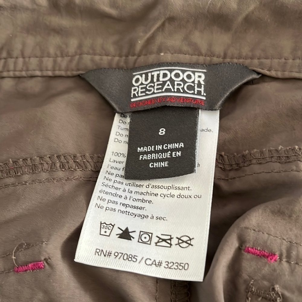 OUTDOOR Research pants size 8 - Picture 4 of 7